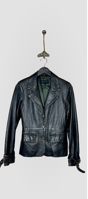 b.young leather jacket