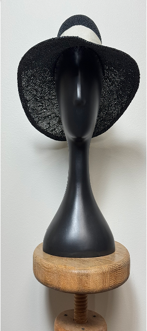 Black Hat with White Ribbon